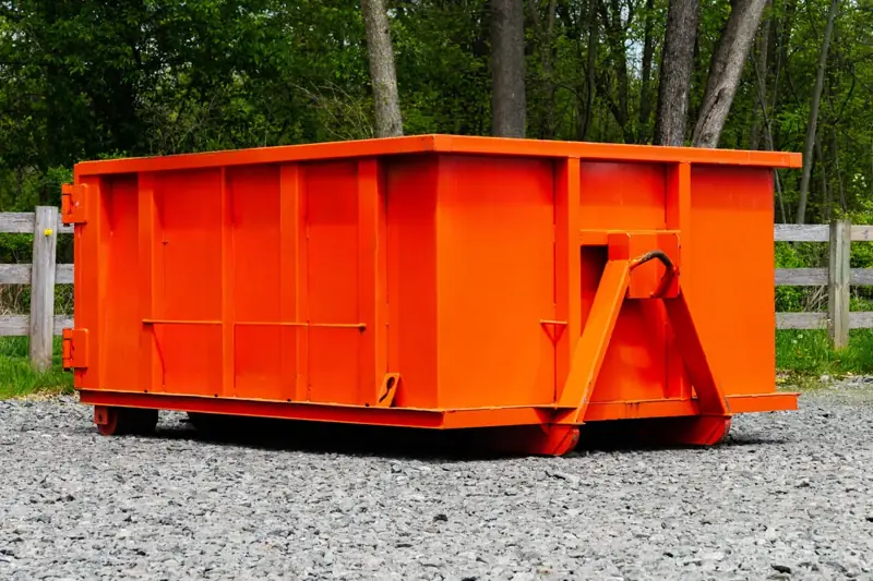10-yard roll-off dumpster