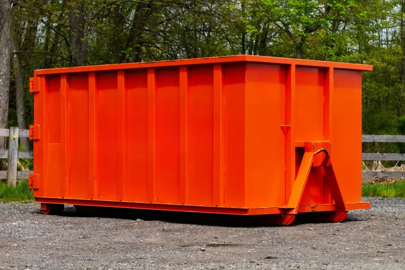 15-yard roll-off dumpster