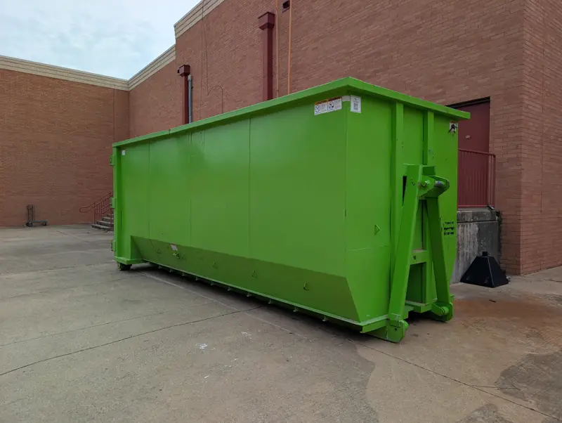 40-yard roll-off dumpster